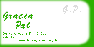 gracia pal business card
